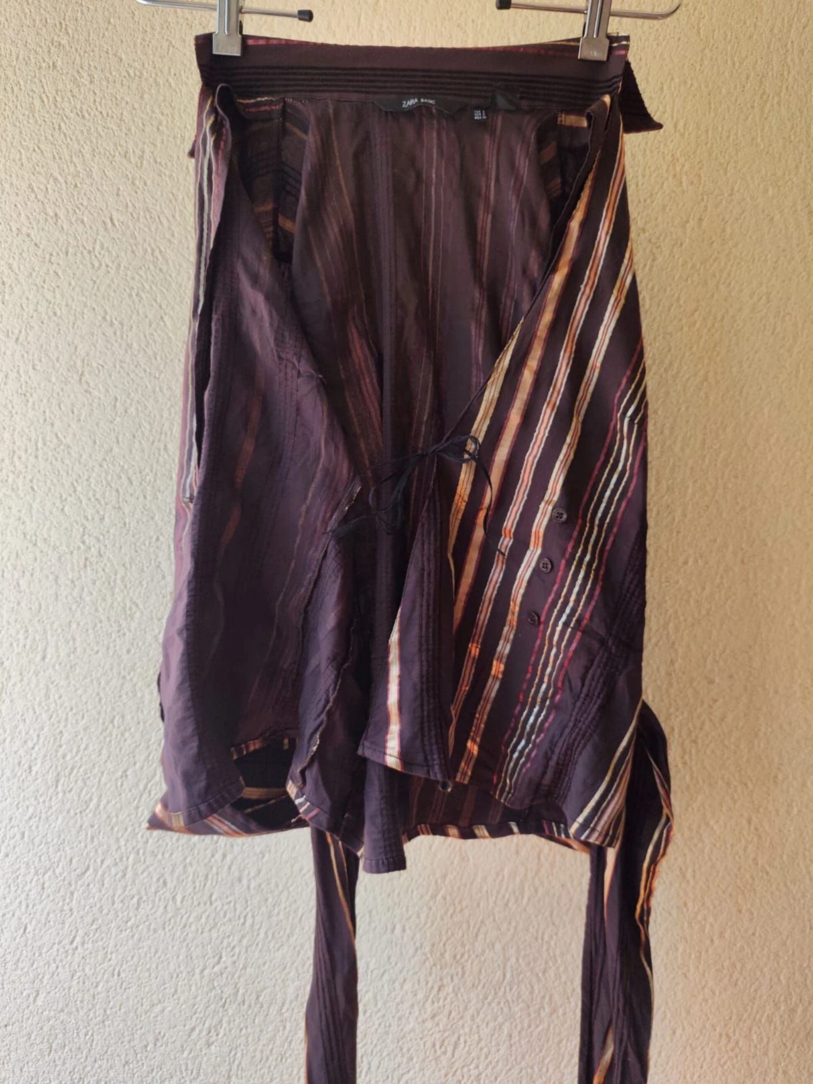 Zara Basic – Gestreepte gekruiste blouse, lange mouwen T.S – photo 3